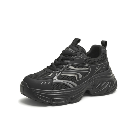 天美意2025秋新款商场同款厚底百搭小个子增高女老爹鞋BK622CM5