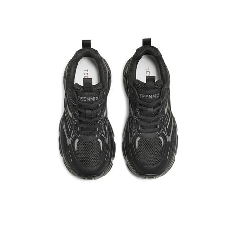 天美意2025秋新款商场同款厚底百搭小个子增高女老爹鞋BK622CM5