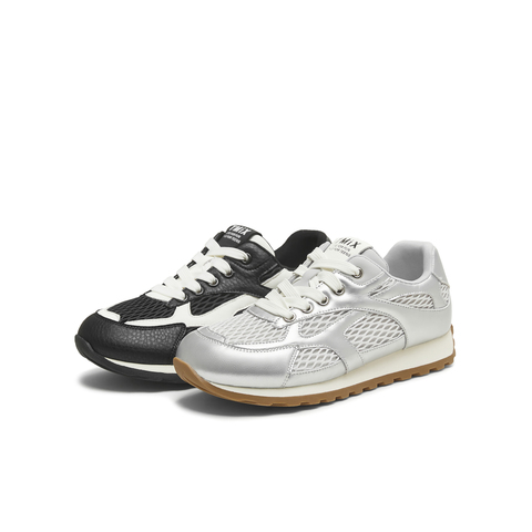 天美意2025秋新款商场同款网面拼接阿甘德训鞋女休闲鞋BL881CM5