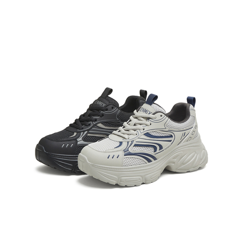 天美意2025秋新款商场同款厚底百搭小个子增高女老爹鞋BK622CM5