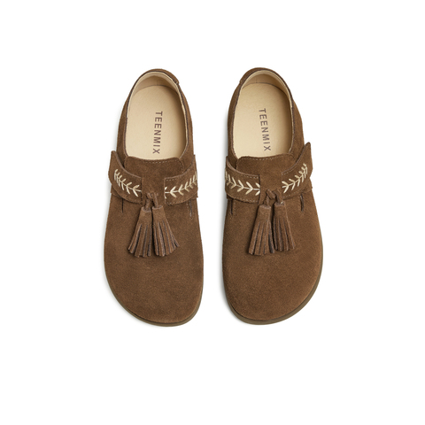 天美意2025秋新款商场同款纯色百搭休闲平底女勃肯鞋BL801CA5