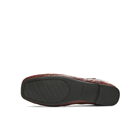 天美意2025秋新款法式复古浅口通勤休闲女玛丽珍鞋KQ021CQ5