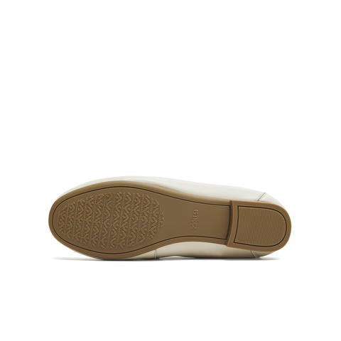 天美意2025秋新款商场同款纯色复古百搭通勤女乐福鞋BL911CA5