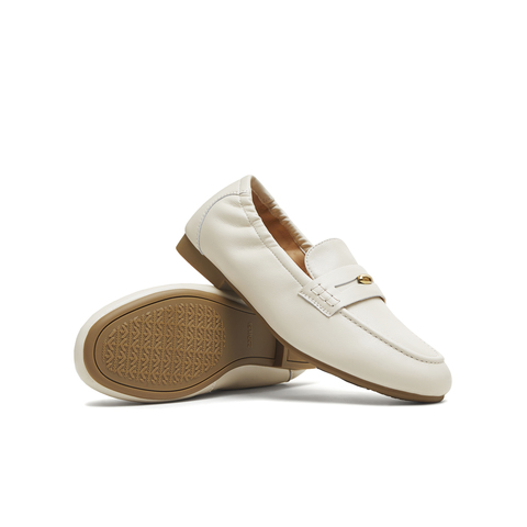 天美意2025秋新款商场同款纯色复古百搭通勤女乐福鞋BL911CA5