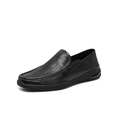 天美意2025秋新款商场同款通勤舒适一脚蹬男休闲皮鞋3WK01CM5