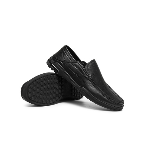 天美意2025秋新款商场同款通勤舒适一脚蹬男休闲皮鞋3WK01CM5