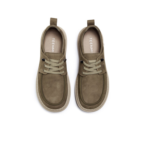 天美意2025秋新款商场同款复古百搭慵懒外穿男勃肯鞋3WH01CM5