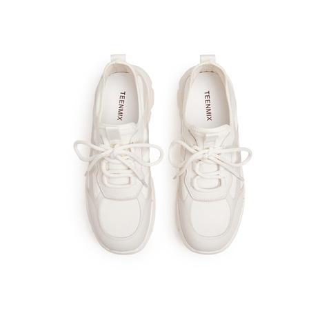 天美意2025春新款休闲百搭运动舒适透气轻便男网运动鞋WYD25AM5