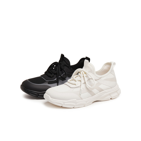 天美意2025春新款休闲百搭运动舒适透气轻便男网运动鞋WYD25AM5