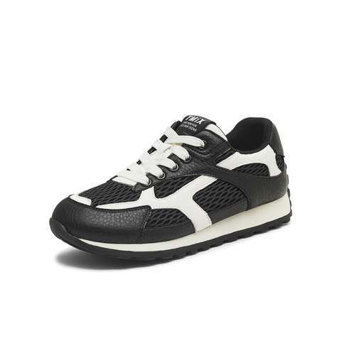 天美意2025秋新款商场同款网面拼接阿甘德训鞋女休闲鞋BL881CM5