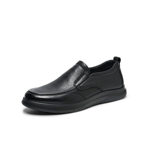 天美意2025春新款商场同款一脚蹬爸爸鞋通勤男休闲皮鞋3TK01AM5