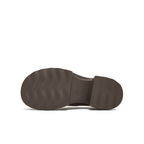 天美意2025秋新款商场同款厚底百搭纯色复古女乐福鞋BL851CA5