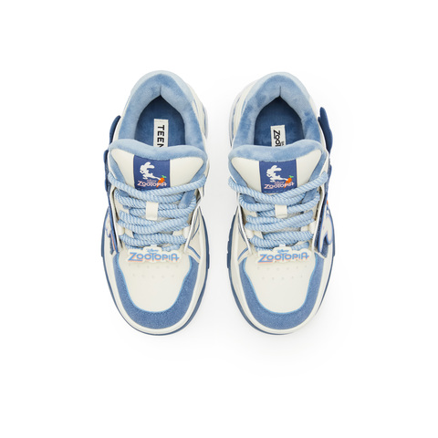 天美意2025秋新款商场同款疯狂动物城联名面包鞋女板鞋CNE29CM5