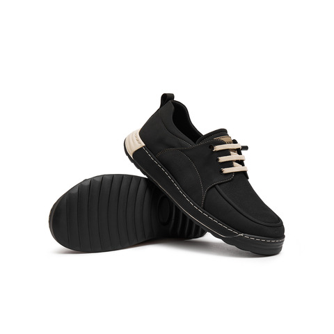 天美意2025夏新款商场同款简约舒适透气一脚蹬男布鞋3VH01BM5