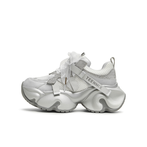 天美意2025秋新款时髦运动闲百搭老爹鞋女休闲鞋KD117CM5