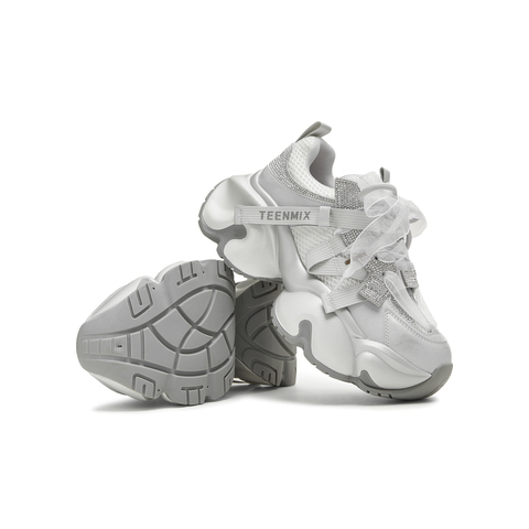 天美意2025秋新款时髦运动闲百搭老爹鞋女休闲鞋KD117CM5