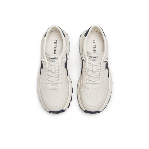 天美意2025秋新款商场同款厚底百搭户外复古男阿甘鞋WIA01CM5