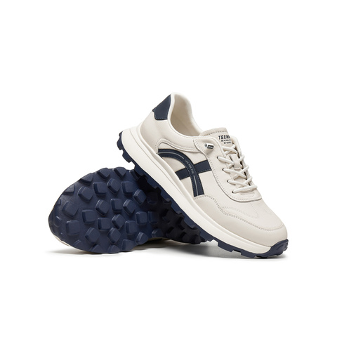 天美意2025秋新款商场同款厚底百搭户外复古男阿甘鞋WIA01CM5