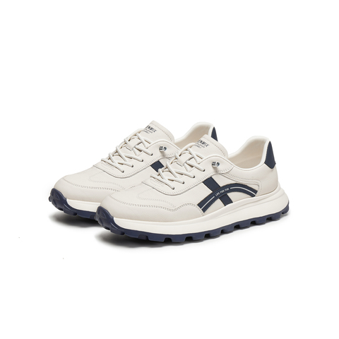 天美意2025秋新款商场同款厚底百搭户外复古男阿甘鞋WIA01CM5