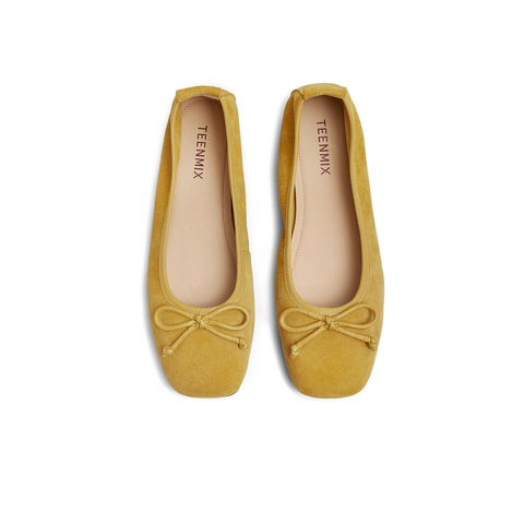 天美意2025秋新款法式复古浅口通勤休闲女玛丽珍鞋KQ021CQ5