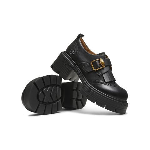 天美意2025秋新款商场同款玩具总动员联名复古女乐福鞋CMJ36CM5