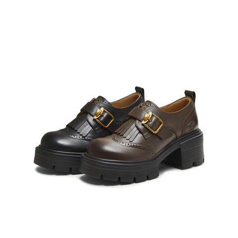 天美意2025秋新款商场同款玩具总动员联名复古女乐福鞋CMJ36CM5