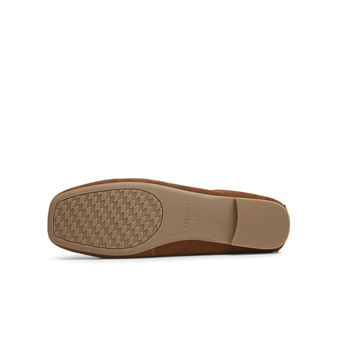 天美意2025秋新款法式复古浅口通勤休闲女玛丽珍鞋KQ021CQ5