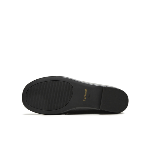 天美意2025秋新款潮流休闲复古法式百搭平底女玛丽珍鞋KM085CA5