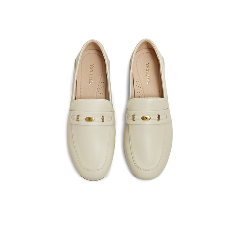 天美意2025秋新款商场同款休闲百搭通勤上班女乐福鞋CPC12CA5