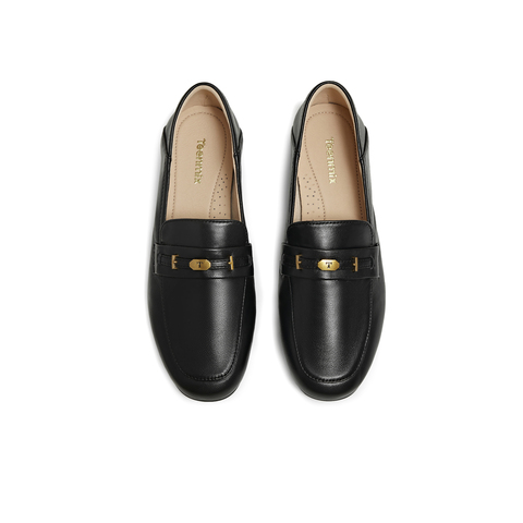 天美意2025秋新款商场同款休闲百搭通勤上班女乐福鞋CPC12CA5