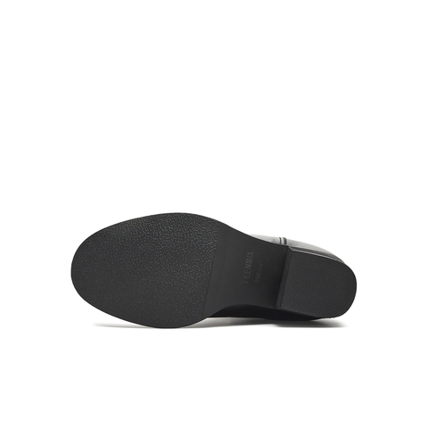 天美意2025冬新款方跟英伦百搭显瘦西部靴女短靴KXZ14DZ5