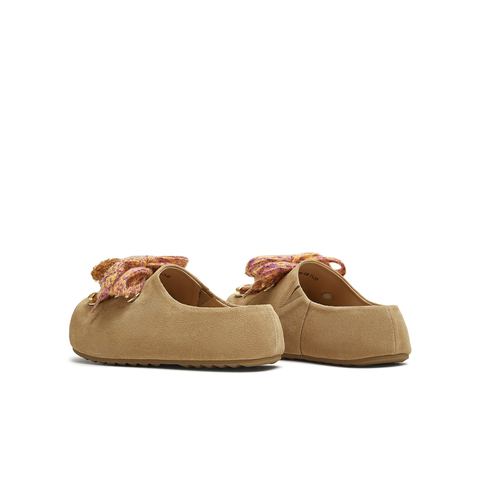 天美意2025秋新款厚底可爱卡通百搭勃肯鞋女包头拖鞋KK054CH5