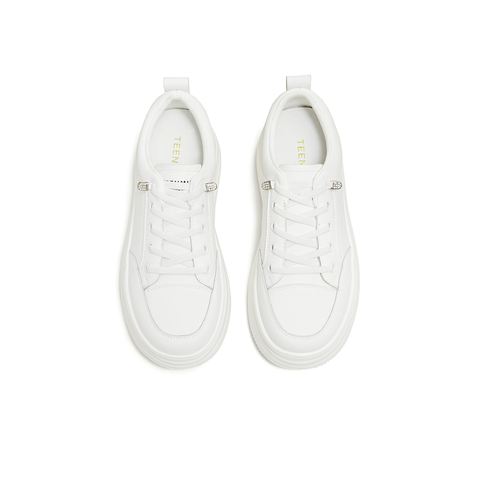 天美意2025秋新款休闲厚底百搭增高潮流通勤女休闲鞋KB099CM5