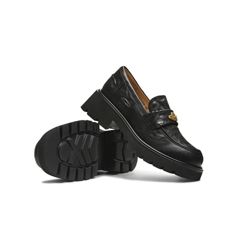 天美意2025秋新款商场同款玩具总动员联名英伦女乐福鞋CJM09CA5