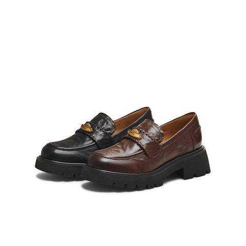 天美意2025秋新款商场同款玩具总动员联名英伦女乐福鞋CJM09CA5