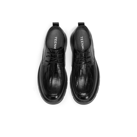 天美意2025冬新款商场同款商务正装绅士帅气休闲男皮鞋2UU10DM5