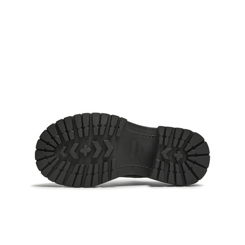 天美意2025秋新款大头牛津鞋复古英伦深口单鞋女皮鞋KY016CM5