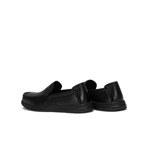 天美意2025秋新款商场同款一脚蹬通勤上班男休闲皮鞋3WT01CM5