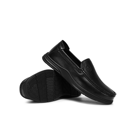 天美意2025秋新款商场同款一脚蹬通勤上班男休闲皮鞋3WT01CM5