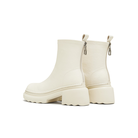 天美意2025冬新款商场同款厚底简约百搭时装靴短靴女靴BL691DD5