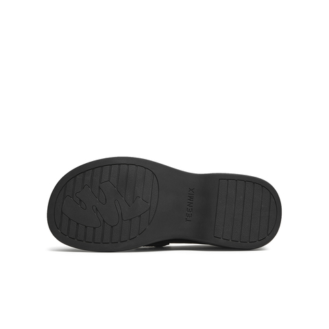 天美意2025秋新款商场同款纯色百搭学院风简约女乐福鞋CFT01CA5