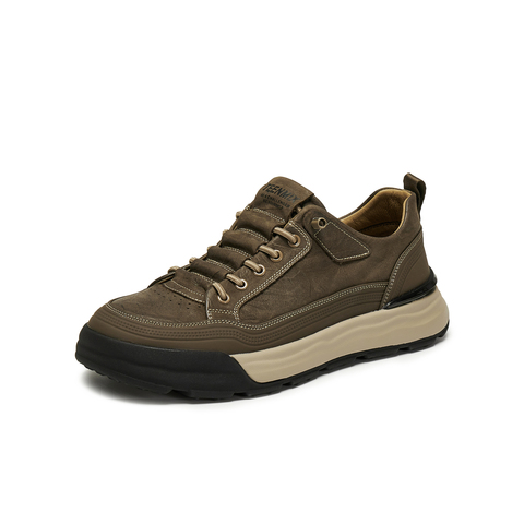 天美意2025秋新款商场同款英伦百搭一脚蹬休闲男工装鞋3WV01CM5