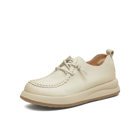 天美意2025秋新款商场同款厚底牛津鞋复古英伦女单鞋BL831CM5