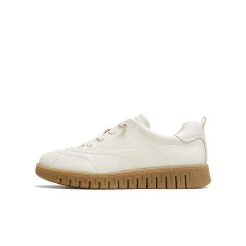 天美意2025秋新款商场同款拼色复古英伦风百搭女牛津鞋CMA35CM5