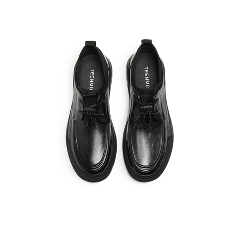 天美意2025秋新款商场同款系带简约百搭男休闲皮鞋FEQ18CM5