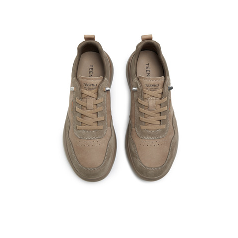 天美意2025秋新款商场同款运动厚底休闲鞋男板鞋FCH08CM5