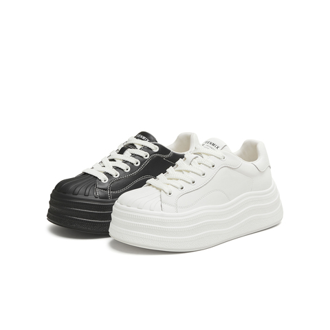 天美意2025秋新款商场同款厚底休闲运动百搭女板鞋BL921CM5