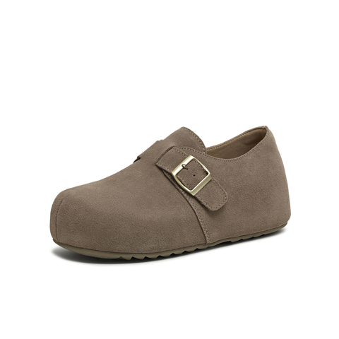 天美意2025秋新款潮流休闲百搭复古户外度假女勃肯鞋KK076CM5