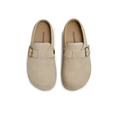 天美意2025秋新款潮流休闲百搭复古户外度假女勃肯鞋KK076CM5