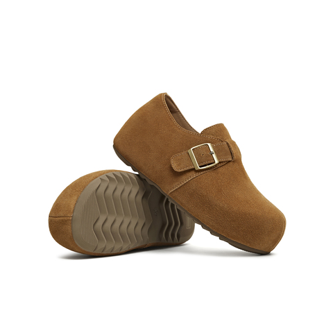 天美意2025秋新款潮流休闲百搭复古户外度假女勃肯鞋KK076CM5